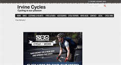 Desktop Screenshot of irvinecycles.co.uk
